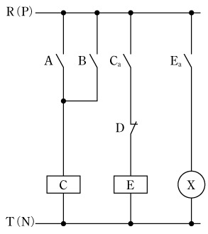 第1図　縦書き展開接続図