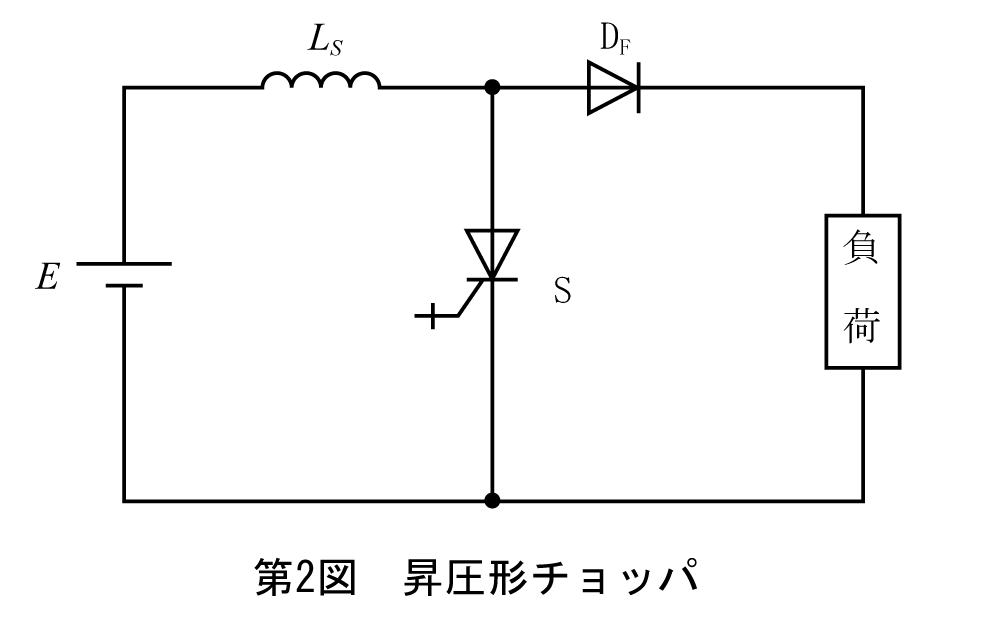 第2図　昇圧形チョッパ