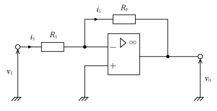 第2図　反転増幅回路